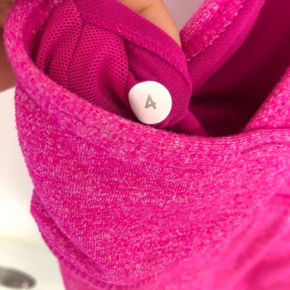 Lululemon Deep V Tank Heathered Paris Pink - Picture 6 of 8